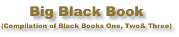 Big Black Book (Compilation of Black Books One, Two& Three)