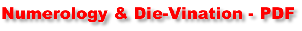 Numerology & Die-Vination - PDF